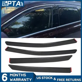 450h Llpta 840233246697 4pcs Smoke Outside Mount Windou Visors For 2016-2022 Lexus Rx 350