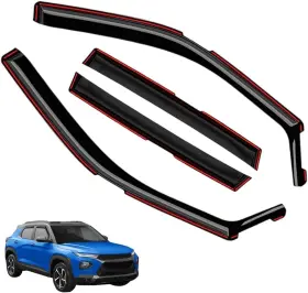 Ylbr-nqyd-0033 Longkees In-channel Rain Guards Window Visors For Chevy Trailblazer 2021-2025 4-pcs