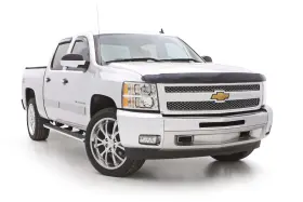 18721 Lund Smoked Interceptor Bug Shield For 11-14 Silverado 2500hd/3500