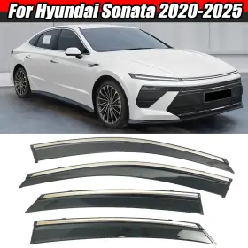 Hy007025 Mag Window Visor Wind Guard Rain Shield Vent Deflector For Hyundai Sonata 2020-2023