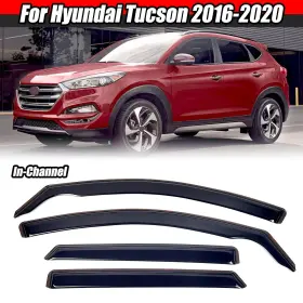 Hy009246 Mag For Hyundai Tucson 2016-2021 Weather Shield Rain Guard Vent Deflector In-channel