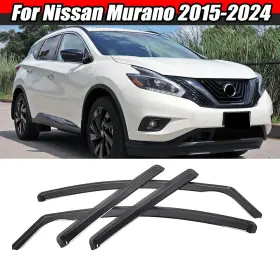 Hy010566 Mag In-channel For Nissan Murano 2015-2024 23 Window Visor Rain Guards Smoked/tinted