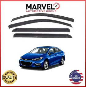 Marvel Automotive Group 659821524945 Out-channel Window Sun Vent Visor Rain Guards For Chevrolet Cruze 2016-2019