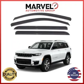 Mvcher16 Marvel Automotive Group For Jeep Grand Cherokee 2016-2021 Window Visor Rain Guard Deflectors