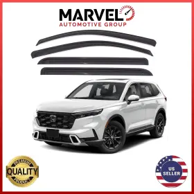 Mvcrv23 Marvel Automotive Group For Honda Cr-v 2023-2025 Black Window Sun Vent Visor Rain Guard Deflectors