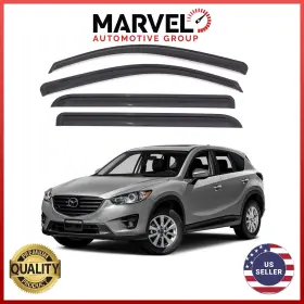 Mvcx513 Marvel Automotive Group Out-channel Window Vent Visor Rain Guard Deflectors For Mazda Cx-5 2013-2016
