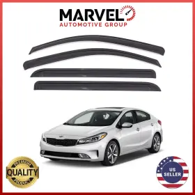 Mvfor14 Marvel Automotive Group For Kia Forte 2014-2018 Window Sun Vent Visor Rain Guards Deflectors