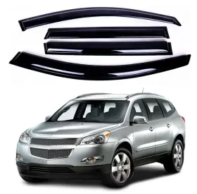 Mvtra09 Marvel Automotive Group Smoke Window Sun Vent Visor Rain Guards Deflectors For Chevy Traverse 2009-2017