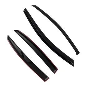 0odpka Maxpeedingrods 4pc Window Visors Rain Guards Complete Set For Kia Rio 2018-2023 Black Tinted