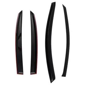 D3cmyf Maxpeedingrods 4pc Window Visor Rain Guard Vent Set For Kia Rio 2018-2023 Black Tinted