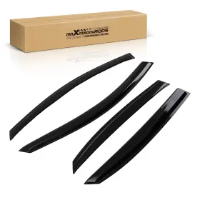 Fbe0sk Maxpeedingrods 4pc Window Visors Rain Guards Side Wind Deflectors For Kia Rio 2018-2023 Black