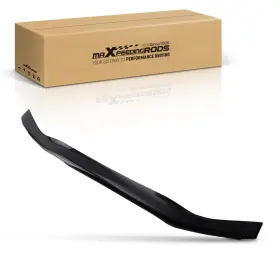 Maxpeedingrods Puq2gn Bug Guard Bonnet Protector For Toyota Tacoma 2005-2011 Front Black Acrylic