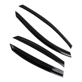 Sso192 Maxpeedingrods 4pc Side Window Visors Rain Guards Pack For Kia Rio 2018-2023 Black Tinted