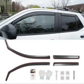 Maxzina 712636963467 Visor Rain Guards For 2025 2026 Toyota 4runner Weather Shield Accessories