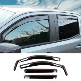 Maxzina 712636963573 Visor Rain Guards For 2023-2026 Chevrolet Colorado Gmc Canyon Weather Shield