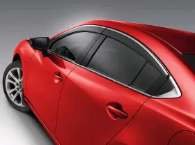 Ghk1-v3-700 Mazda Genuine Side Window Deflector Set Of 4. 2014-2021 6