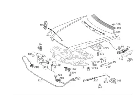 211-880-00-36 Mercedes-benz Genuine Guide Screen