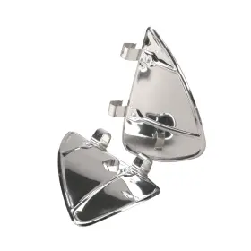 322642821 Mid America Motorworks 1965-1977 Vw Beetle Sedan Stainless Steel Window Wind Deflectors Pair