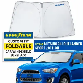 Gy008263 Mitsubishi Front Auto Windshield Cover Shade For 11-25 Outlander Sport