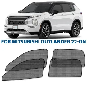 Ms0140 Mitsubishi Car Shades For Side Windows Sunshade Protector 22-25 Outlander