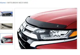 Mz314965 Mitsubishi New Oem Hood Bug Shield Protector Outlander Sport 2018-2021