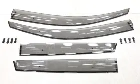 Mz562868ex Mitsubishi New Front And Rear Side Air Deflectors Outlander Sport 11-25