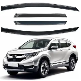 Crv17-22 Mngynuka Shatterproof Out-channel Window Deflectors For Honda Cr-v Crv 2017-2022 Ra