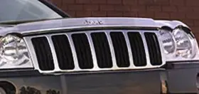 Mopar 82209027ac Accessories Front Air Deflector 2005-10 Jeep Grand Cherokee Tin