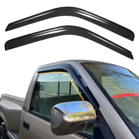 Mor Cool Autoparts 840355563078 Tape On Window Visor Deflectors Compatible With 1988-1998 Chevy Smoke/tinted