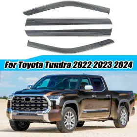Hy006306 Mtd For Toyota Tundra 2022-2026 Weather Shield Rain Guard Wind Deflector Sun Shade