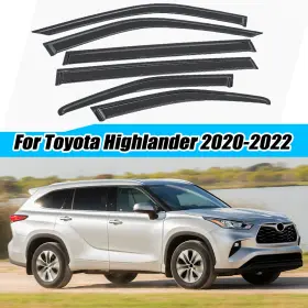 Hy006312 Mtd For Toyota Highlander L Le Xle 2020-2022 Wind Deflector Rain Guard Window Visor