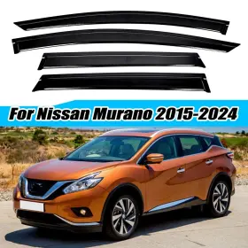 Hy009712 Mtd Out Channel For 2015-2024 Nissan Murano Wind Deflector Rain Guard Premium Style