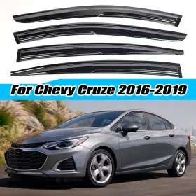Hy009753 Mtd For 2017-2019 18 Chevy Cruze Wind Deflector Rain Guard Sun Shade Weather Shield
