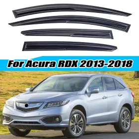 Hy009914 Mtd Jdm Mugen Style Window Visor Vent Deflector Rain Guard For Acura Rdx 2013-2018