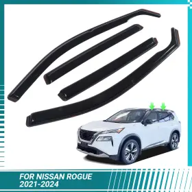 Mwcp-ad-1215 Mwmt Fits Nissan Rogue 2021-2024 In-channel Vent Window Visors Rain Guard Deflectors