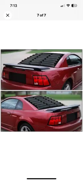Npm63855 Newpoint Motor For 99-04 Mustang Coupe Rear Window Windshield Louver Sun Shade Cover Replacment