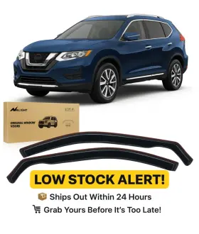 Nilight 840323932462 For 2014-2020 Nissan Rogue Side Window Visor Sun Rain Vent Deflector Guard 4pcs