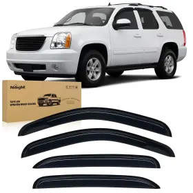 Vent-532 Nilight Window Rain Guards For Chevy Tahoe/gmc Yukon 2007-2014 Visors
