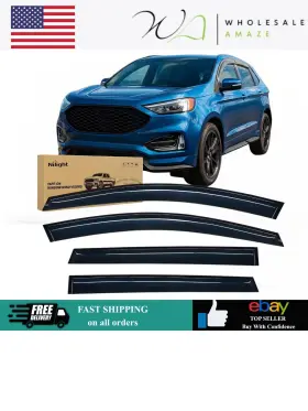 Vent-568 Nilight Window Visors For Ford Edge 2015-2024 Out-channel Wind Deflectors