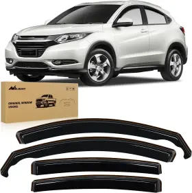 Vent-570 Nilight In-channel Rain Guards For Honda Hr-v 2016-2022 Vent Window Visors