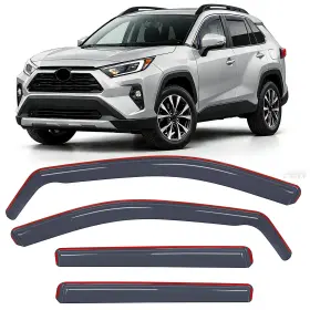 Nilight Vent-611b Rain Guards Toyota Rav4 2019-2025 Window Visor Deflectors 4pcs 2020 2021