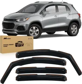 Vent-623 Nilight In Channel Window Deflectors For Chevy Trax 2014-23 Buick Encore 2013-23 Vent-623 Nilight In Channel Window Deflectors For Chevy Trax 2014-23 Buick Encore 2013-23