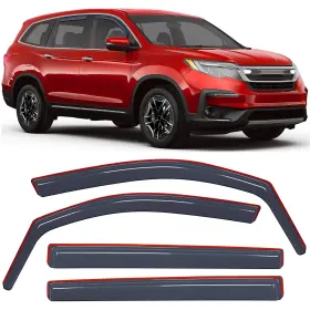 Vent-634b Nilight Window Visors Honda Pilot 2016-2022 Rain Guards Side Deflectors 4pcs