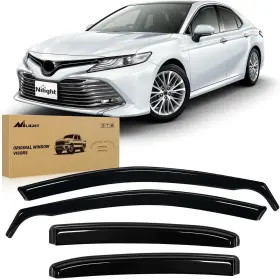 Vent-640 Nilight In Channel Window Rain Guards For Toyota Camry 2018-2023 Sun Visors 4pcs