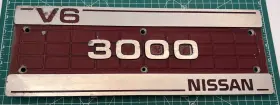351.da1z86 Nissan 86 300zx Top Engine Cover Oem Red Non Turbo. B2