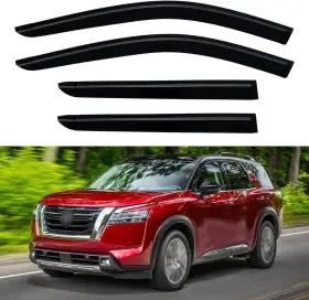 Ag0772 Nissan Sun Rain Visors Wind Guards For 2022-2025 Pathfinder