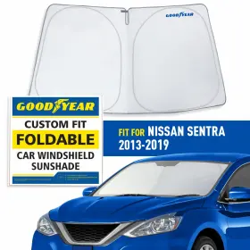 Gy008278 Nissan Front Auto Windshield Cover Car Sun Shade For 2013-2019 Sentra