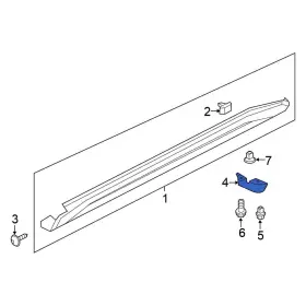 768561ka0a Nissan Oe For Juke 2011-2017 Right Stone Deflector