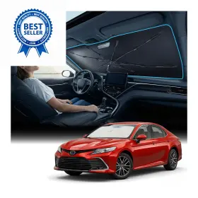 Nmoiss Cx01-n1-t-camry Windshield Sun Shade Umbrella For Toyota Corolla And Camry Black