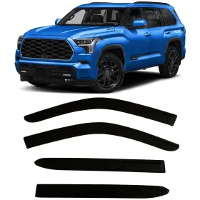 Otysqvs23 Olltoz 2023-2025 Side Window Visor Deflectors For Toyota Sequoia Rain Guards Sr5 Lim